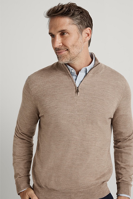 Classic Merino Half Zip