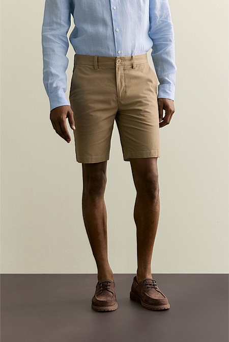 Cotton Twill Chino Short