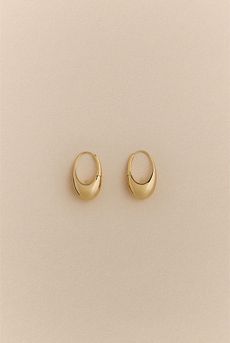 Etty Teardrop Hoops