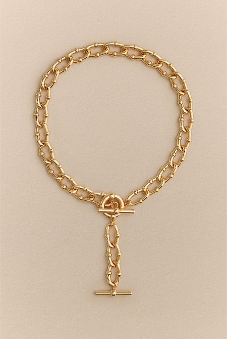 Signature Link Fob Necklace