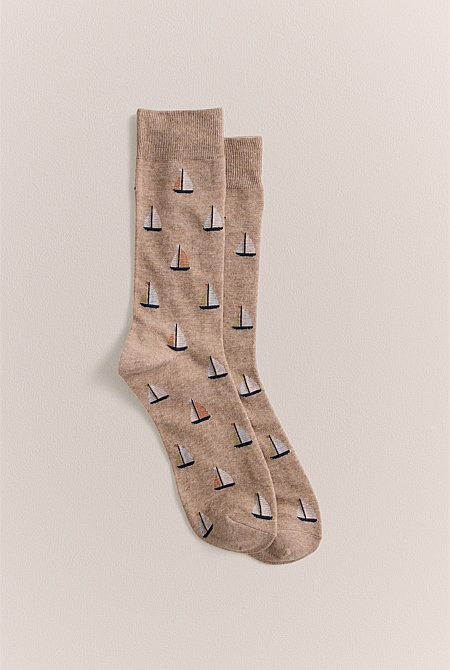 Sail Boat Sock