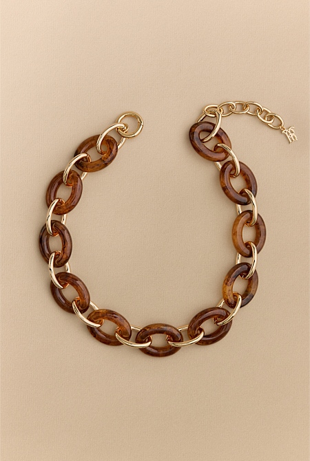 Werri Tort Resin Necklace