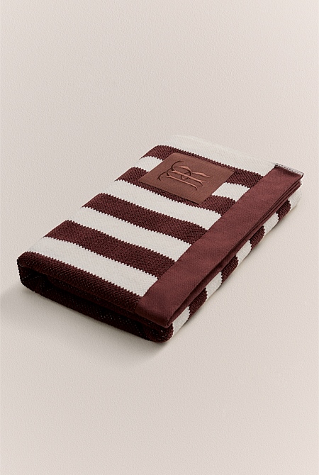 Cotton Jacquard Stripe TR Towel