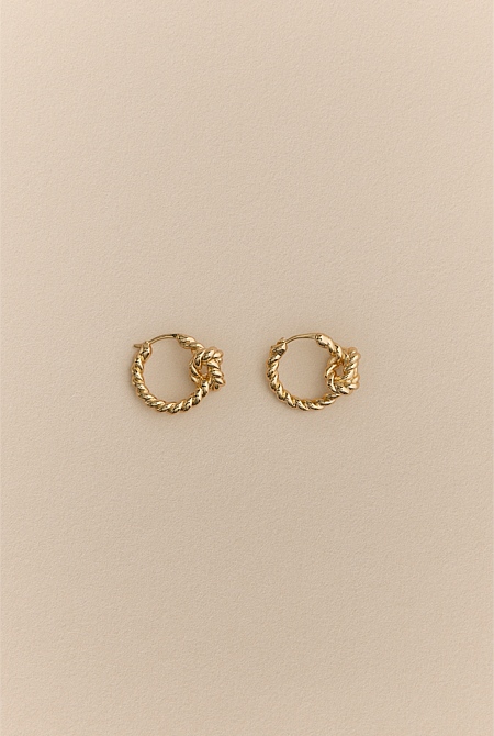 Bedarra Huggie Hoop Earrings