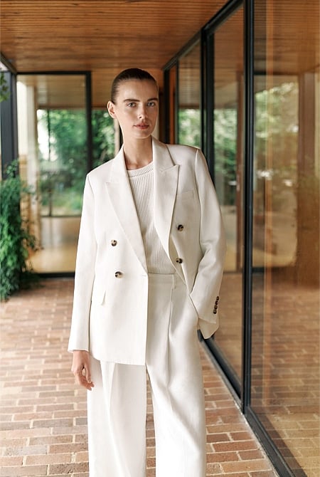 Soft Double Breasted Blazer