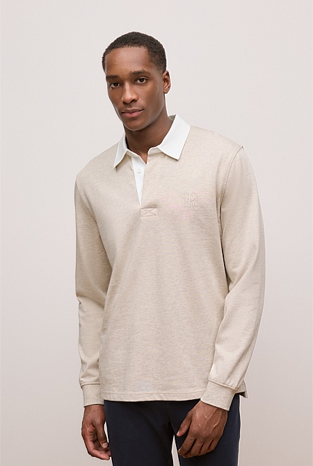 Jersey Cotton Monogram Rugby