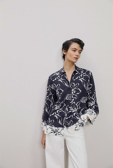 Iluna Spliced Shirt