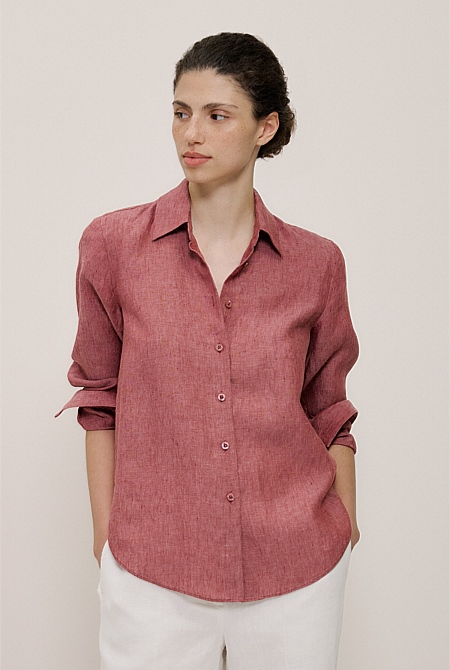 End On End Linen Classic Shirt