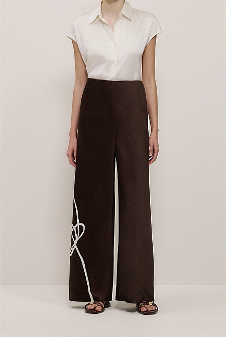 Camie Lyons X Trenery Silk Pant