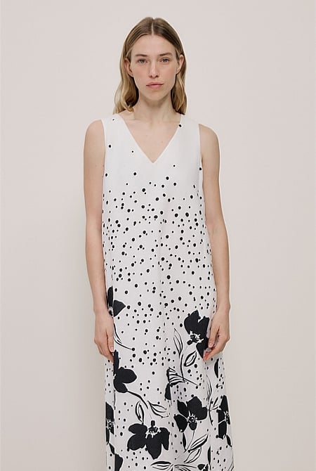 Etta Linen Column Dress