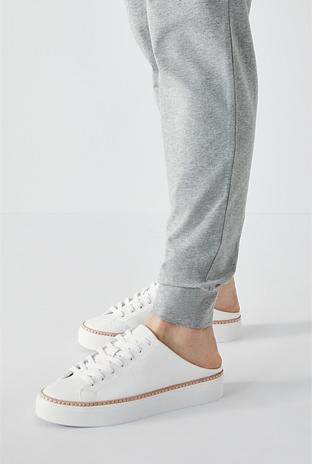 White Gemma Sneaker Slide - WOMEN Sneakers | Trenery