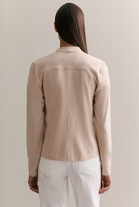 Bamboo Viscose Marle Jacket