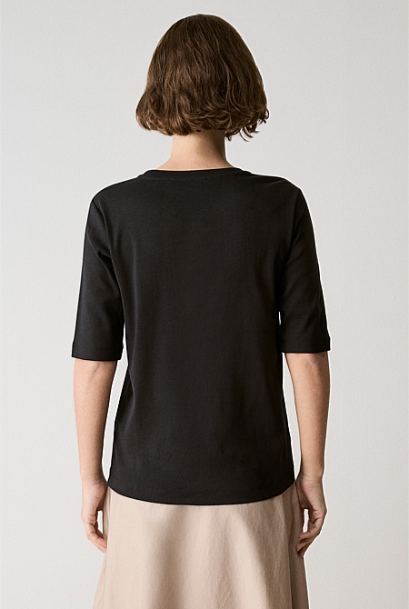 Australian Cotton Half Sleeve T-Shirt