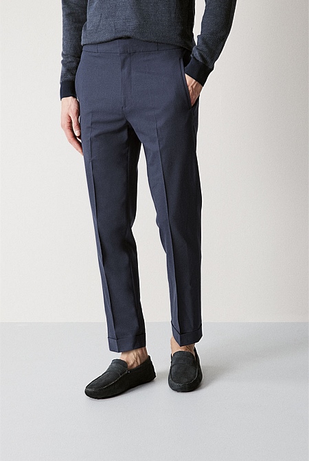 Stretch Wool Relaxed Pant