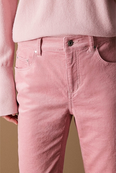 Corduroy Five Pocket Boyfriend Pant