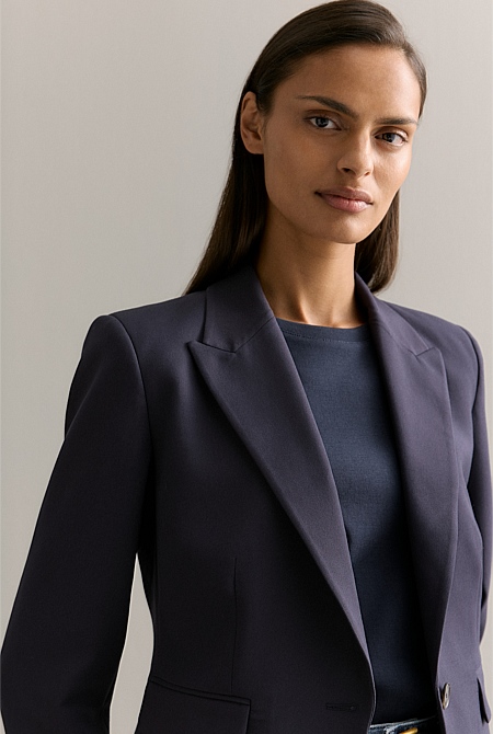 Single Breasted Cropped Blazer