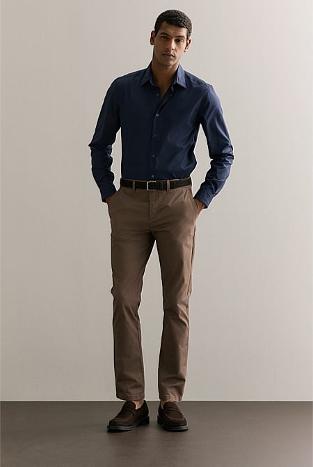 Tailored Fit Poplin Smart Shirt