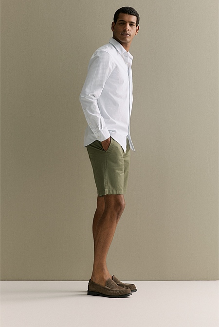 Cotton Twill Chino Short