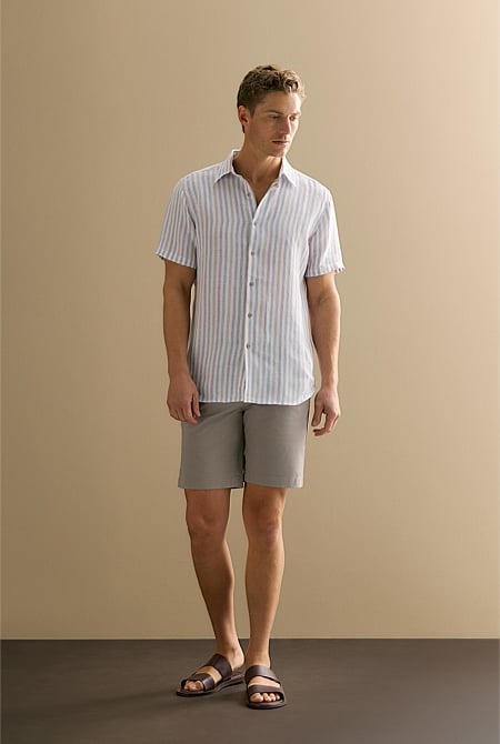 Stretch Cotton Twill Chino Short