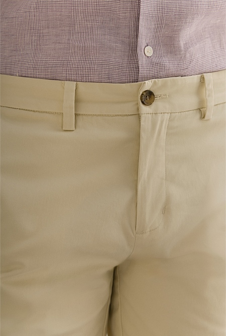 Cotton Twill Chino Short