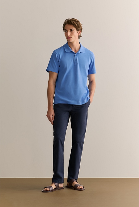 Cotton Jacquard Polo