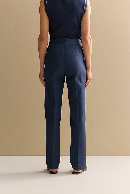 Cotton Double Cloth Tailored Pant