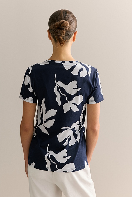 Australian Cotton Palm Print T-shirt