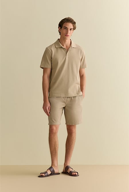 Organically Grown Cotton Twill Pull On Short