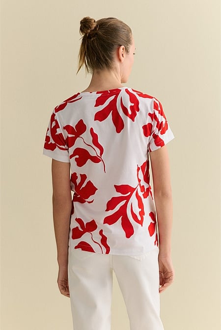 Australian Cotton Shadow Palm T-shirt