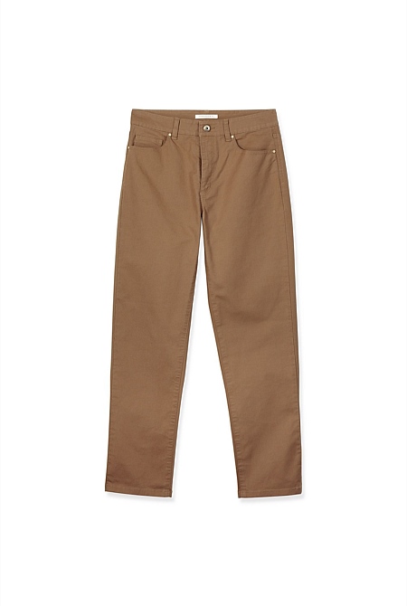 High Waisted Straight Leg Pant