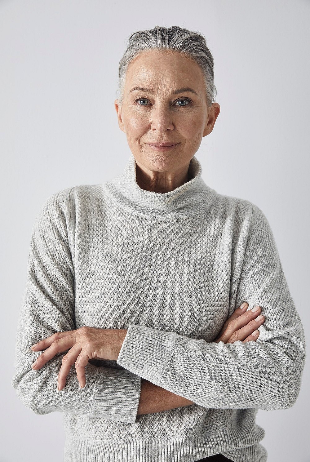 G/FORE WOMEN MELANG? DOUBLE KNIT BRUSHED BACK PULLOVER