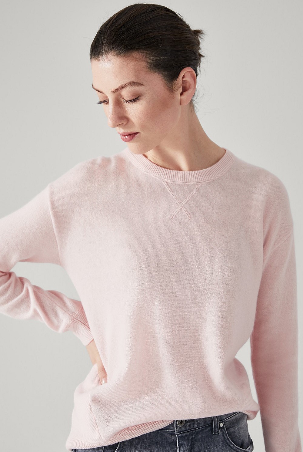  Merino Blend Sporty Pullover