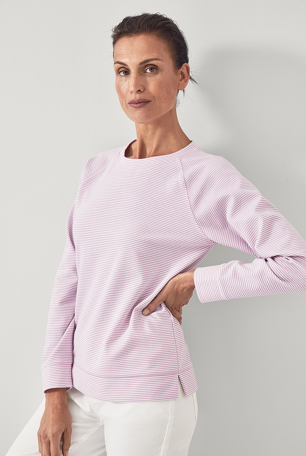 Cotton Ottoman Stitch Sweat