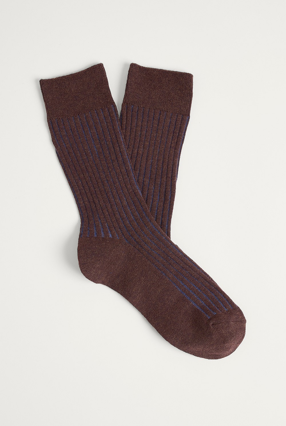 Contrast Rib Sock