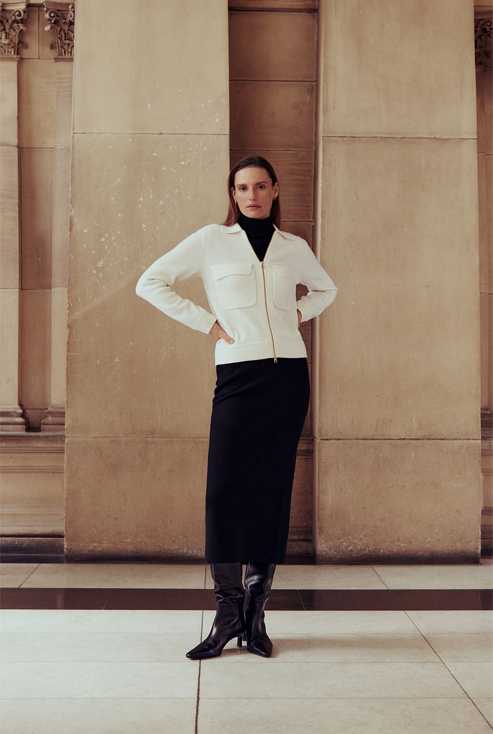 Merino Milano Pencil Skirt