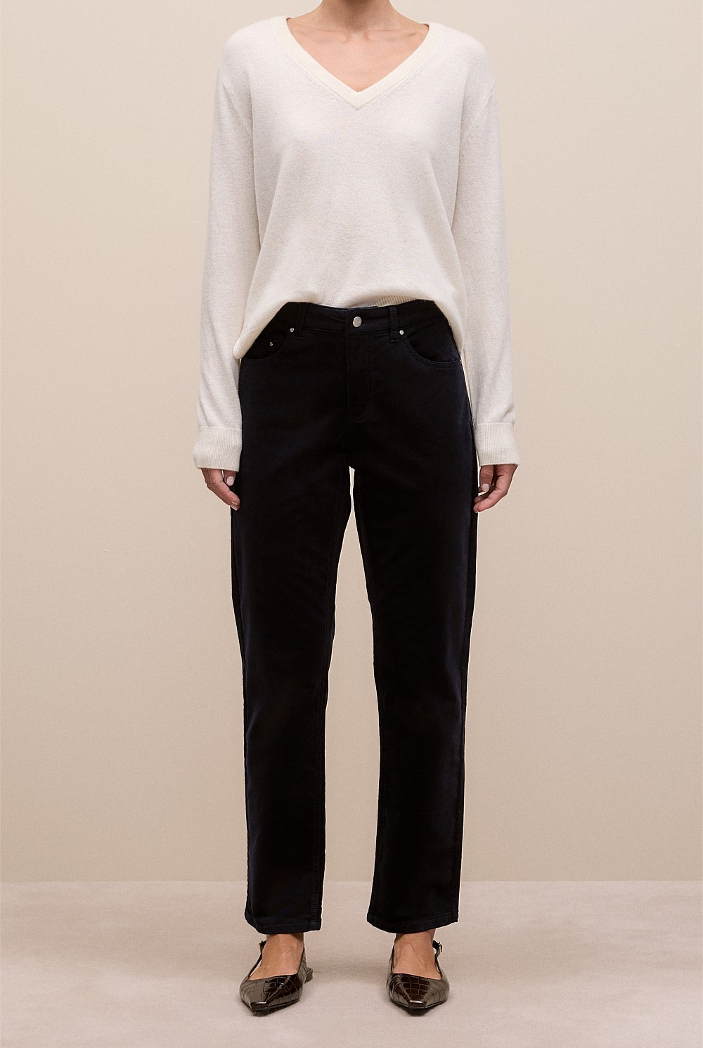 Cord Five Pocket Boyfriend Pant