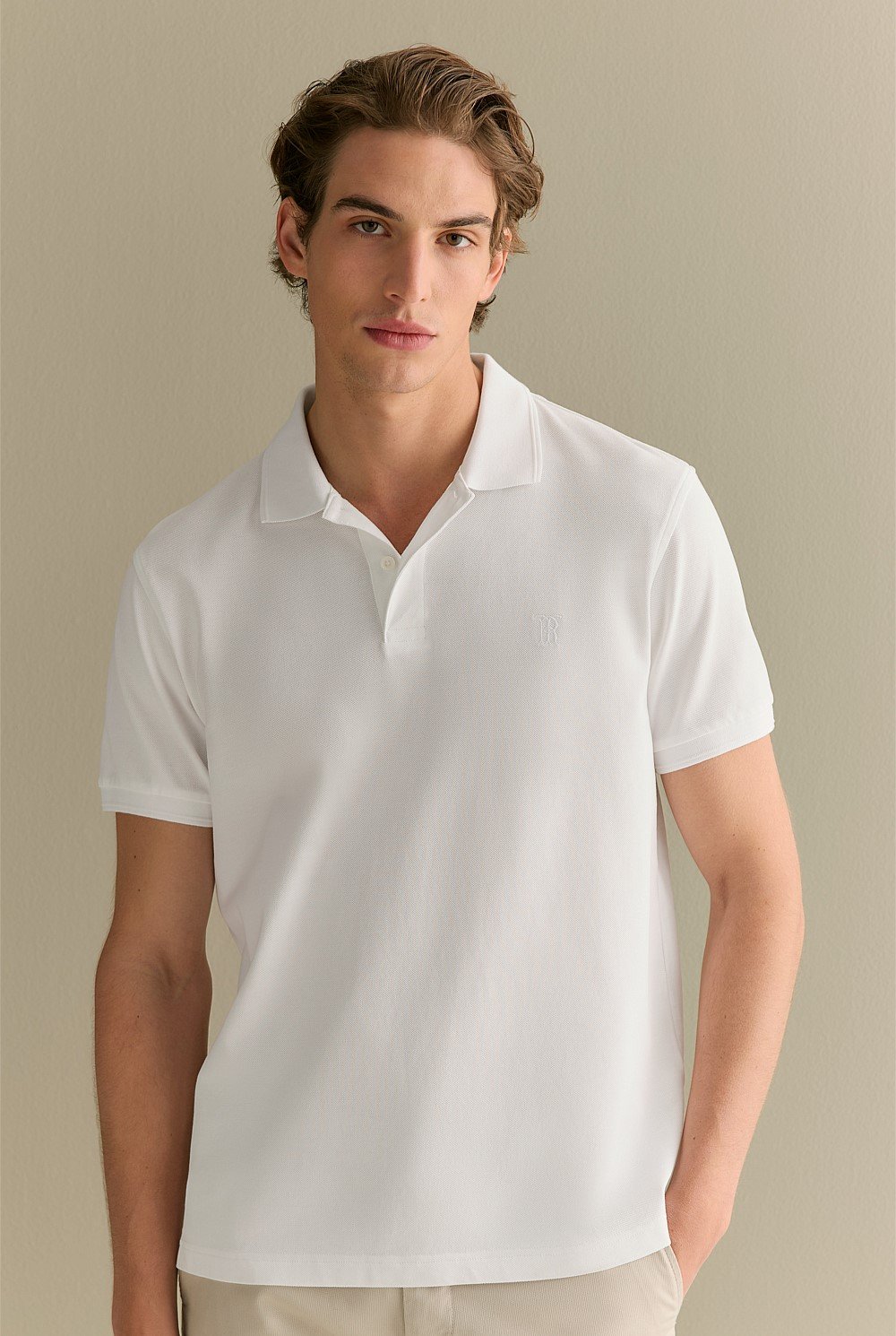 Classic Pique Monogram Polo