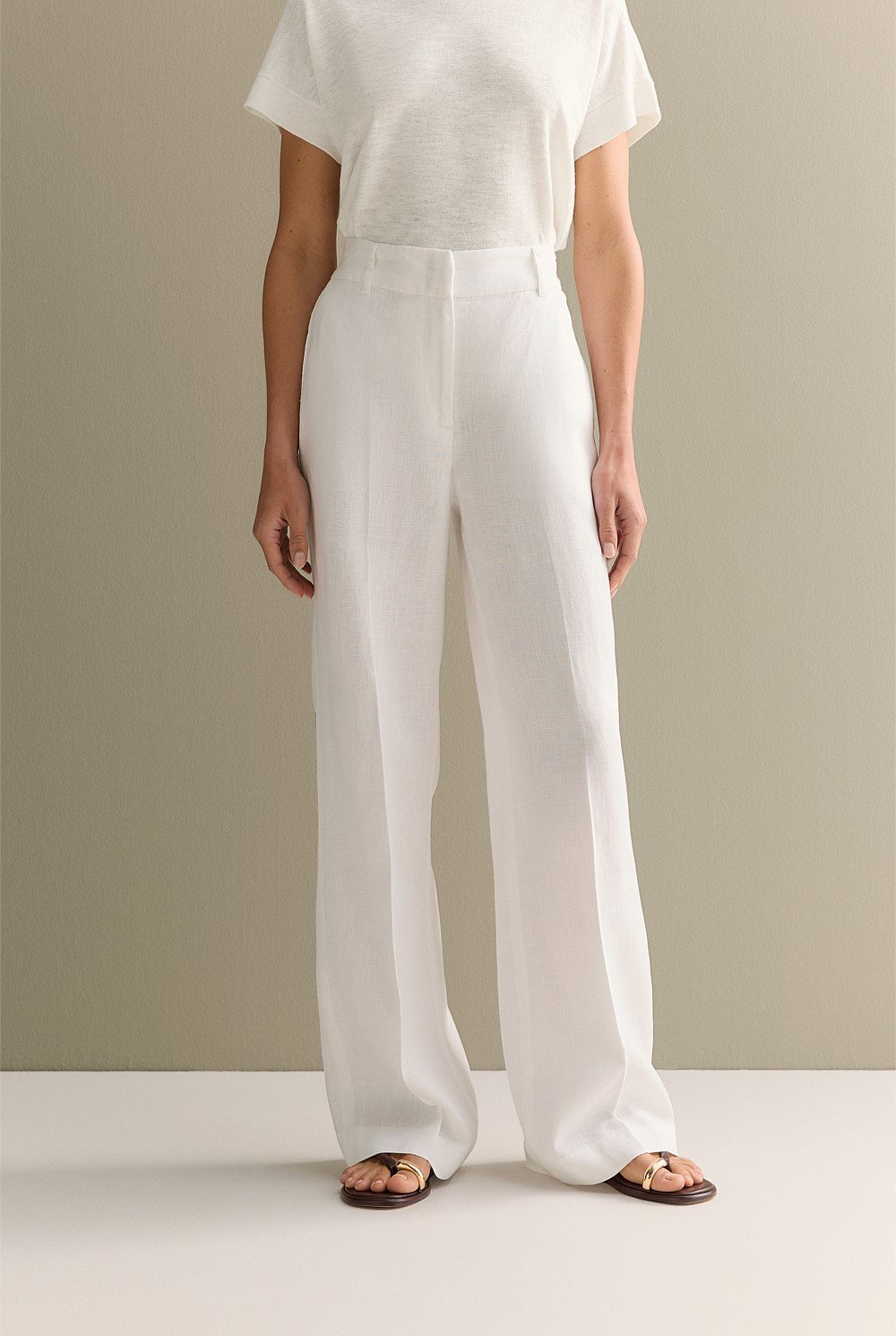 Linen Wide Leg Pant