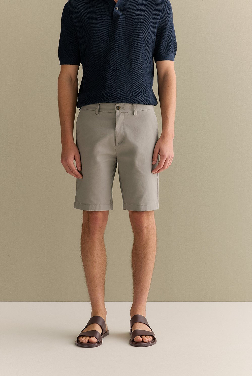 Cotton Twill Chino Short