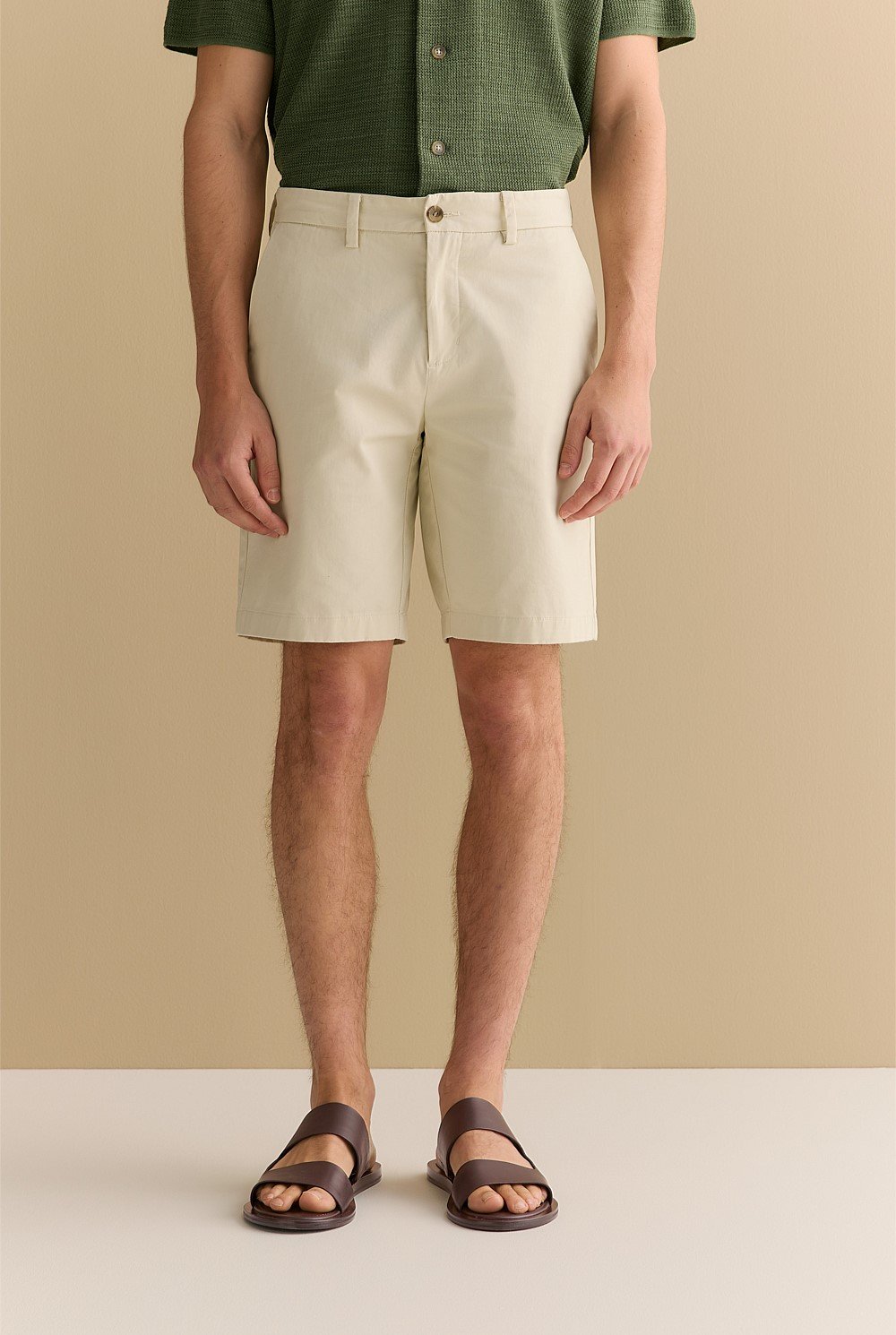 Cotton Twill Chino Short