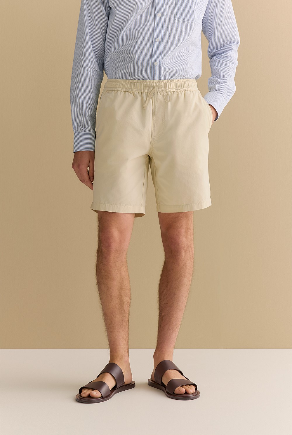 Organically Grown Cotton Twill Pull On Short