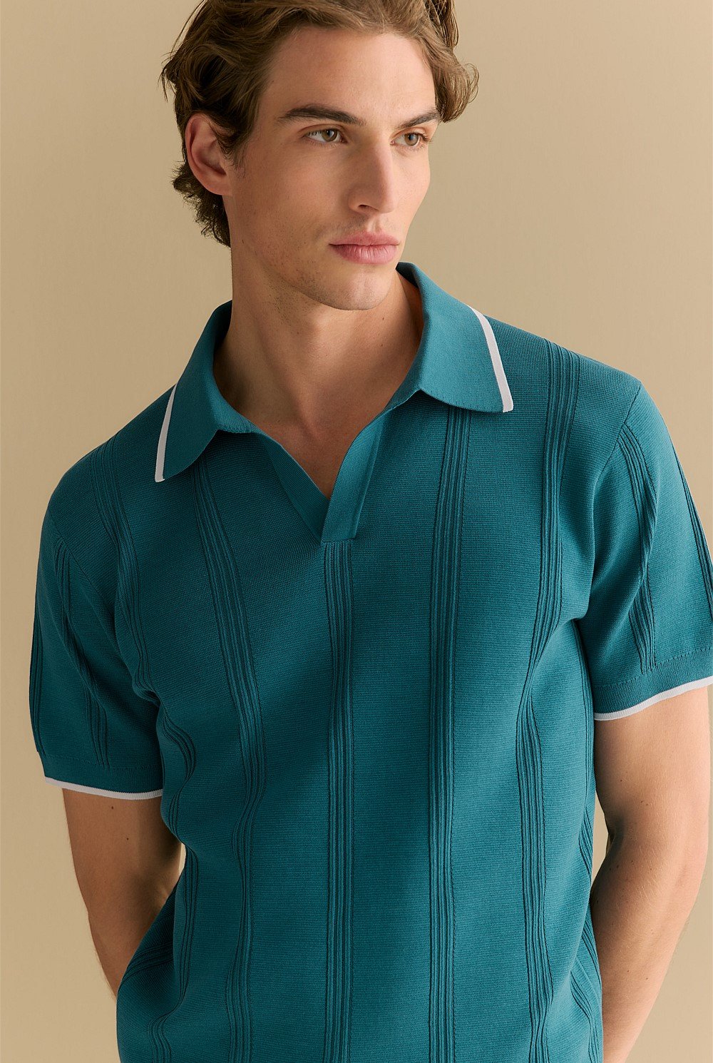 Mercerised Cotton Tipped Polo