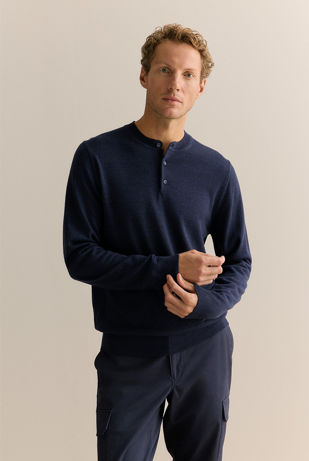 Merino Knit Henley