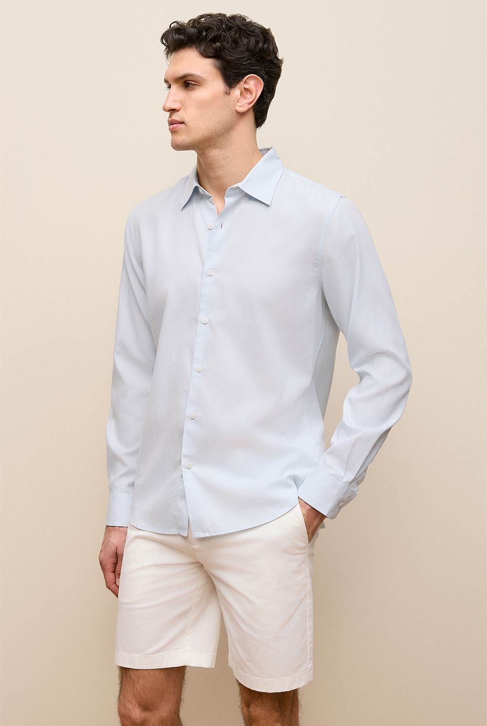Tailored Fit Soft Long Sleeve Shirt
