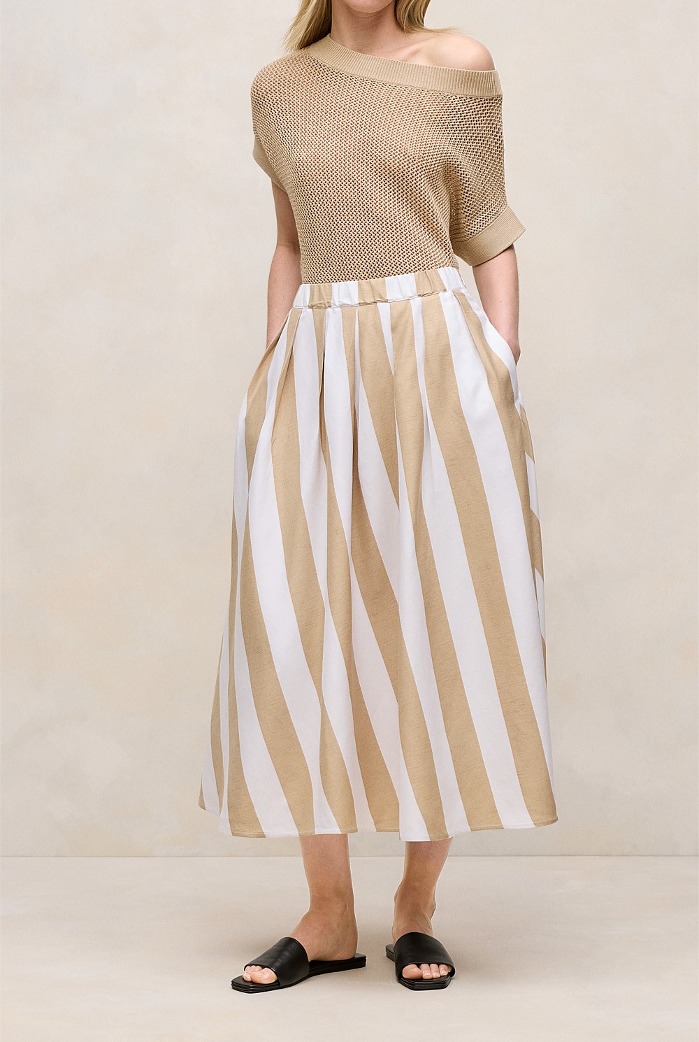 Cabana Stripe Skirt