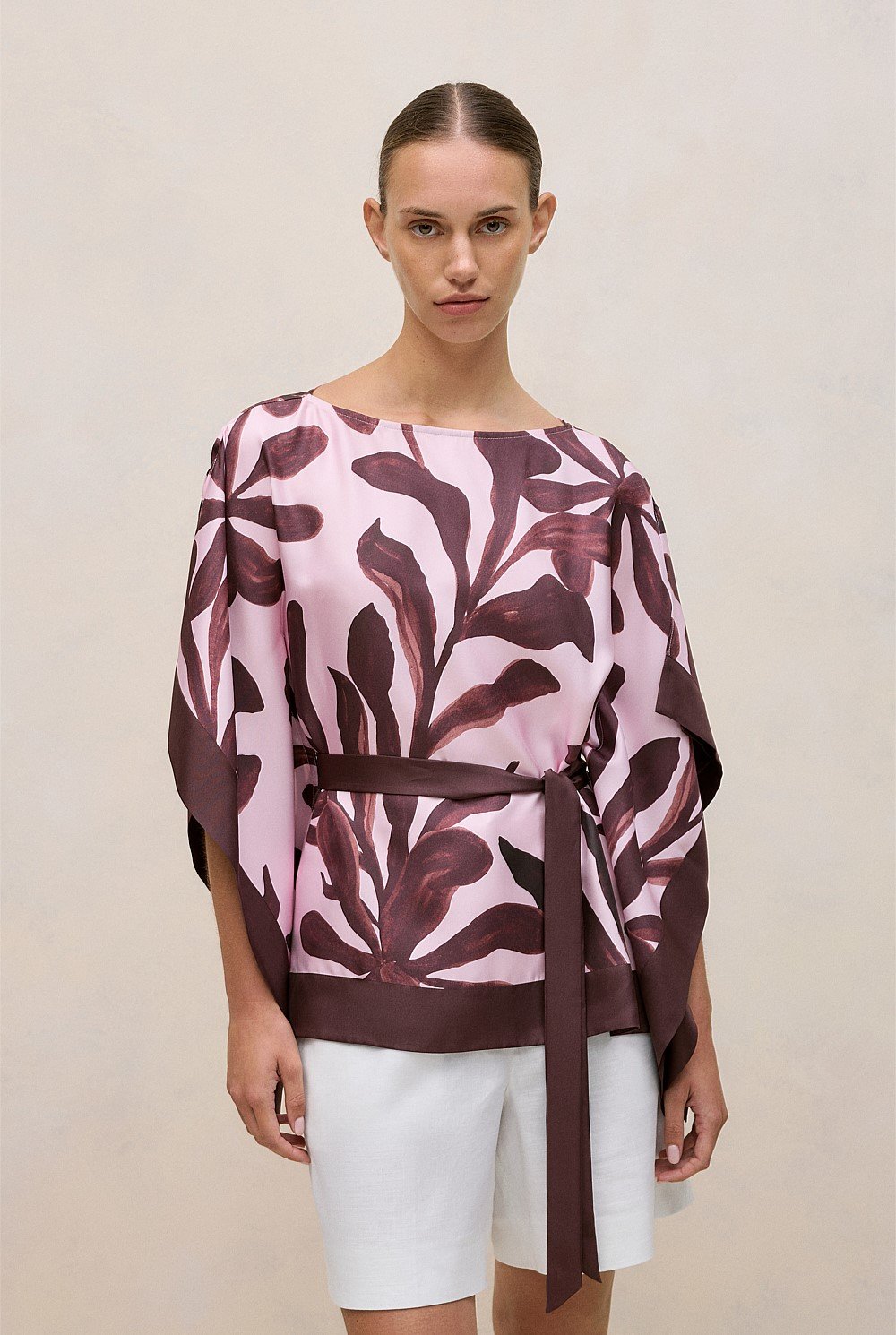 Wakame Silk Scarf Top