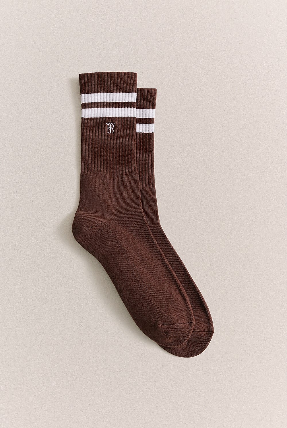 Monogram Rib Sport Sock