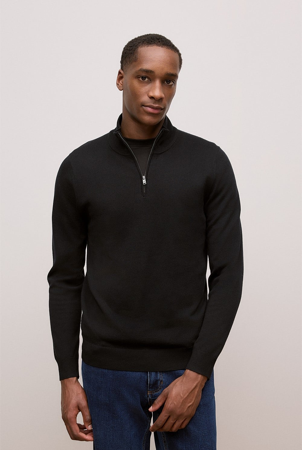 Merino Half Zip