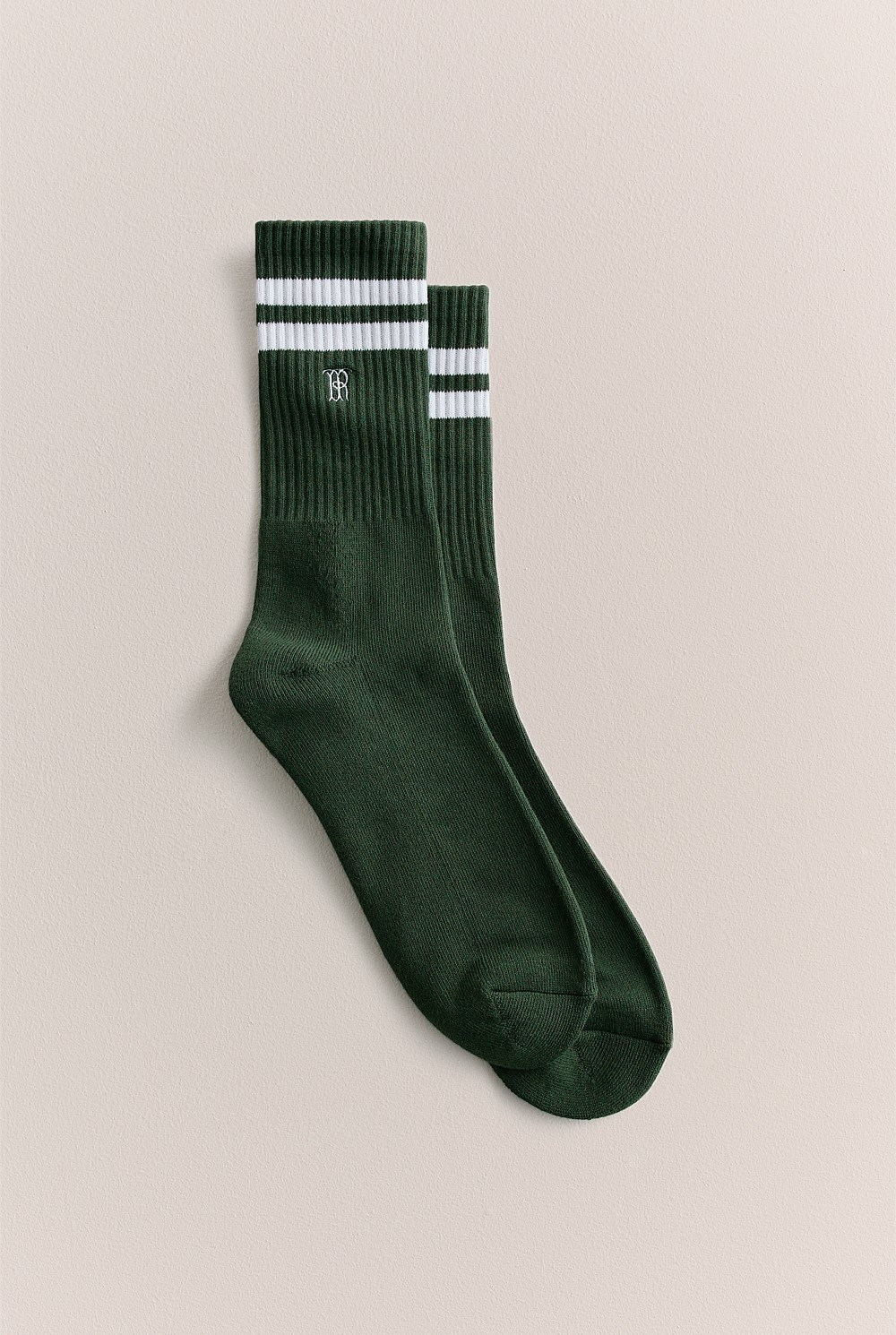 Monogram Rib Sport Sock