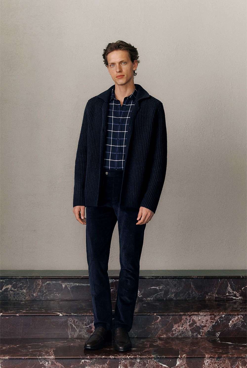 Brushed Cotton Yarn Dyed Check Shirt